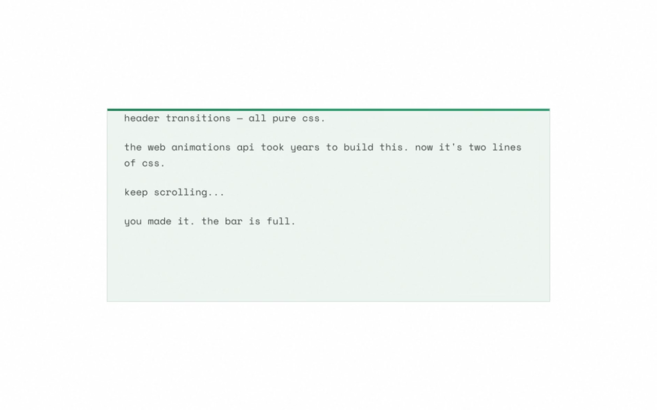 Scroll-Driven Animations preview